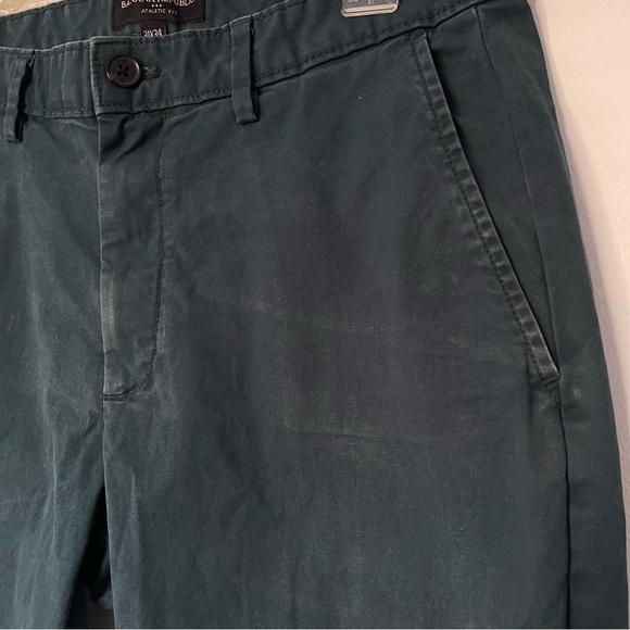 Banana Republic Men’s Chino Pants Athletic Fit Luxury Teal Chinos 31x34 Classic - Picture 9 of 14